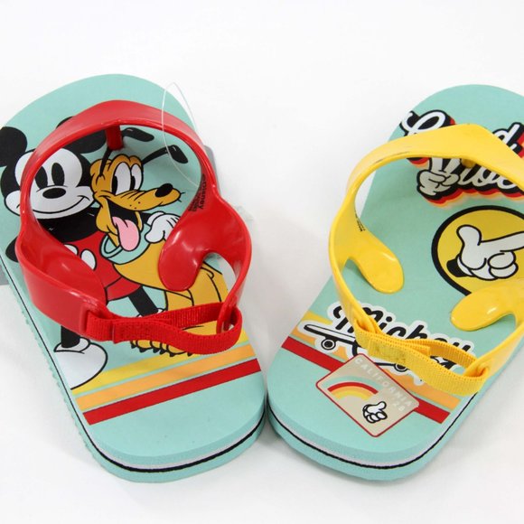 Mickey Mouse Flip Flops for Baby Boy - Picture 4 of 6